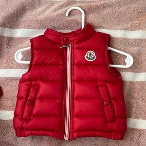 Red MONCler toddler red
